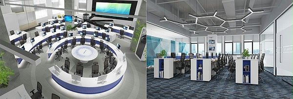 办公室设计效果图
