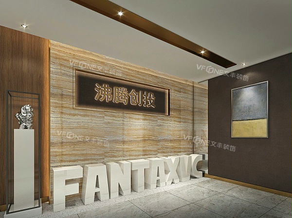 宝安办公室装修效果图|关注细节布局的轻奢高级办公室设计