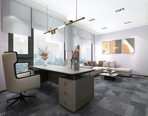 简洁办公室设计-文丰装饰
