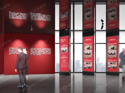 适合年轻企业的展厅设计| 沉稳商务与安静婉约相结合的元素表达