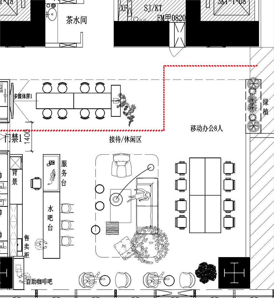 办公室装修效果图