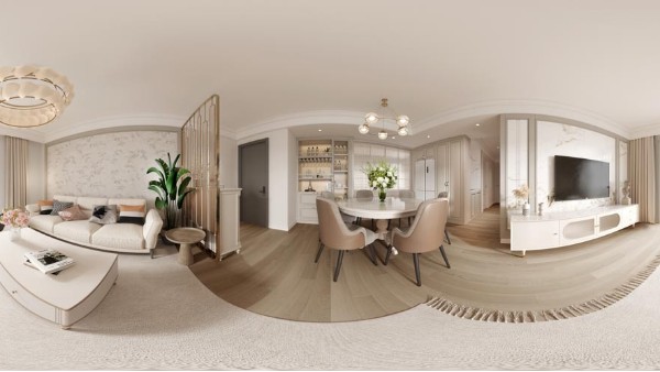 现代奶油风家装空间设计-非常受欢迎的家装木色系空间